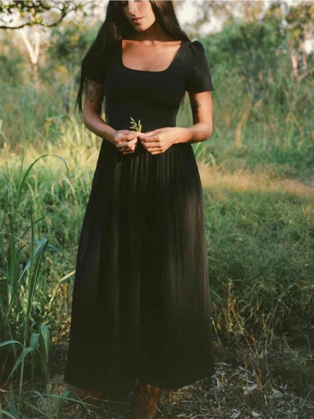 Christy Dawn S Scarlet Dress Black gauze